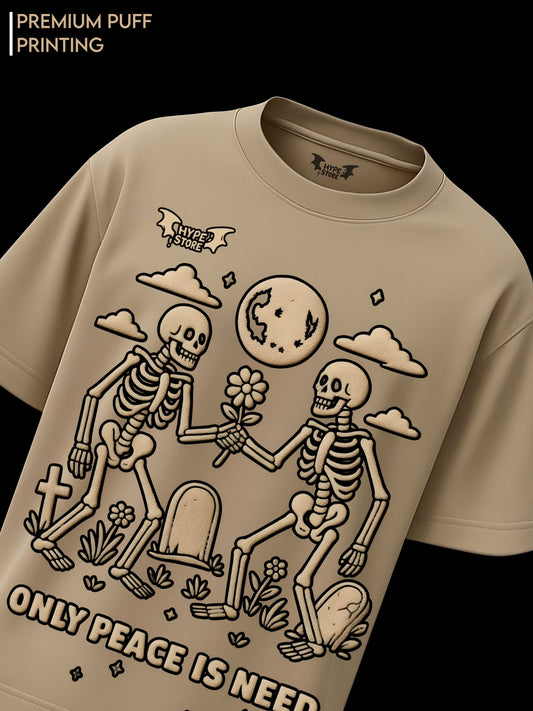 Peace Beyond The Grave Unisex Oversized Tshirt