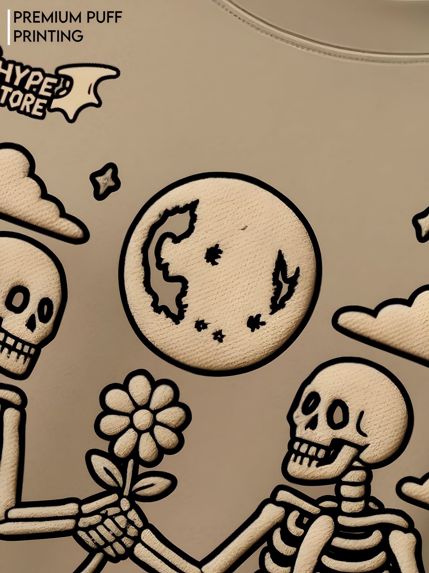 Peace Beyond The Grave Unisex Oversized Tshirt